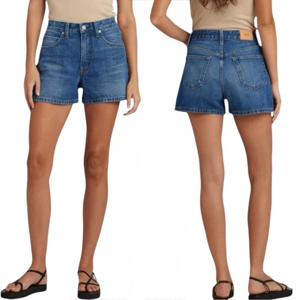 Edwin Women’s Blue Denim Shorts at Free People Size‎ 25